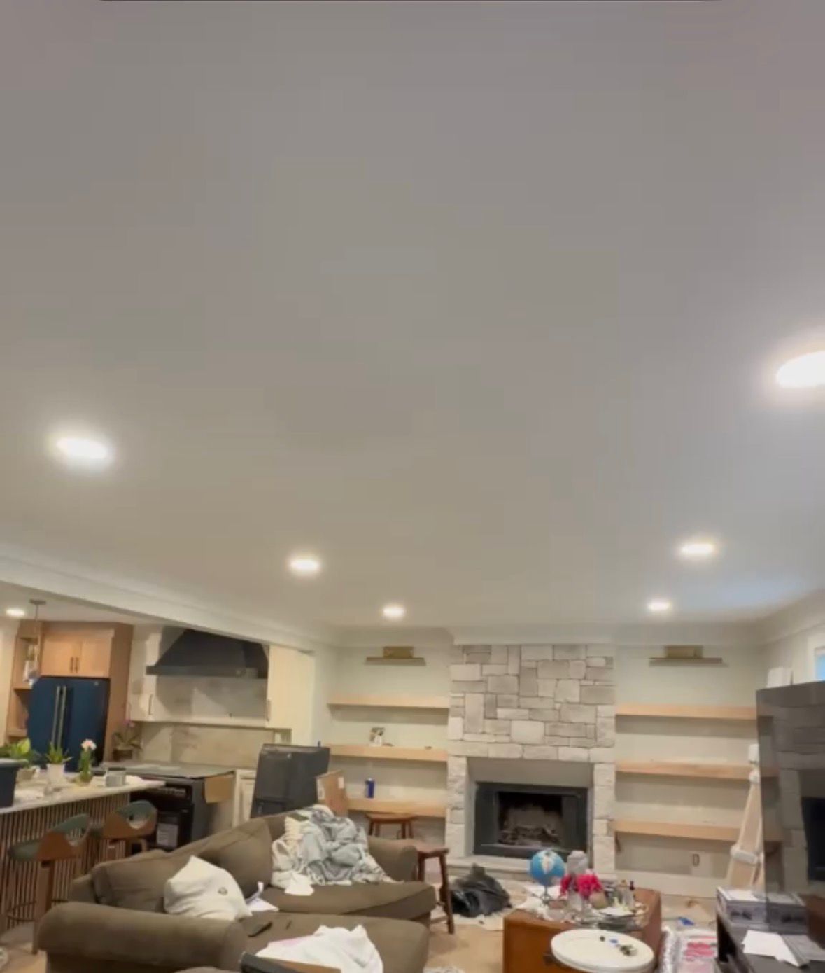 Living room recessed lighting